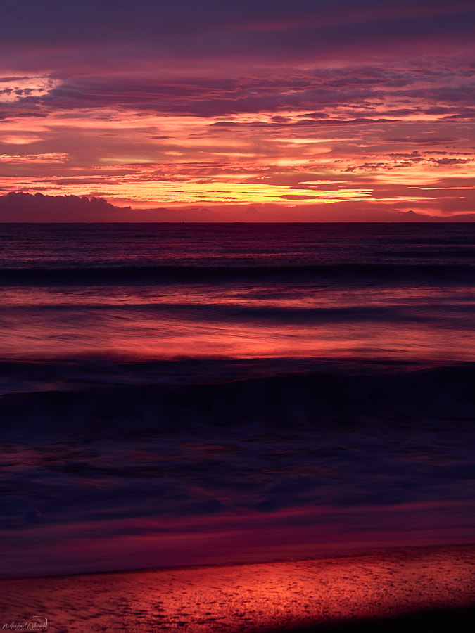 Sonnenaufgang Himmelglühen Sunrise Biguglia Korsika _©Michael Neruda