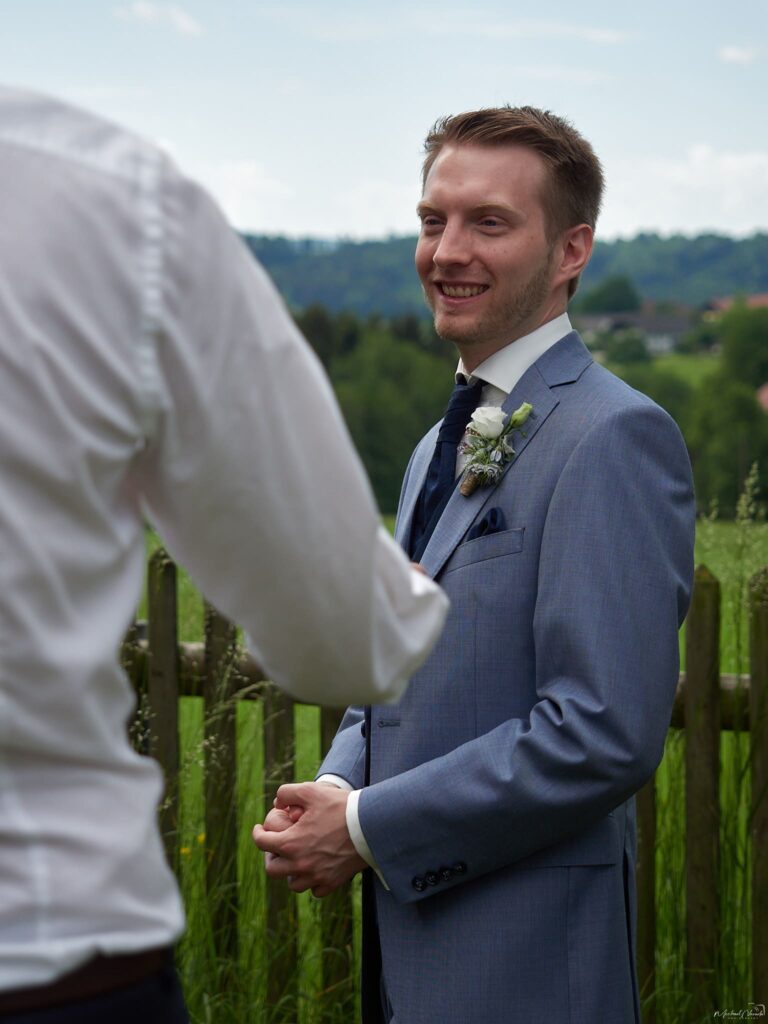 Hochzeit Brautpaar Posing Paarshooting ©Michael Neruda